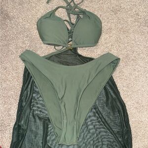 ⭐️Olive Green Women's Bikini Set